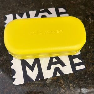 Marc Jacobs Vibrant Yellow Eyewear Case